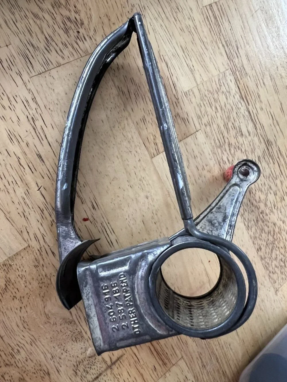MOULI Grater antique rotary hand-crank grater for cheese, nuts, chocolate 1940's